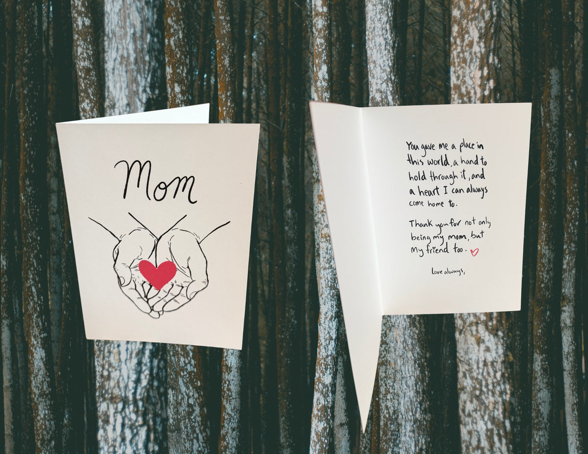 Mothers Day heart in hand (Mothers day)