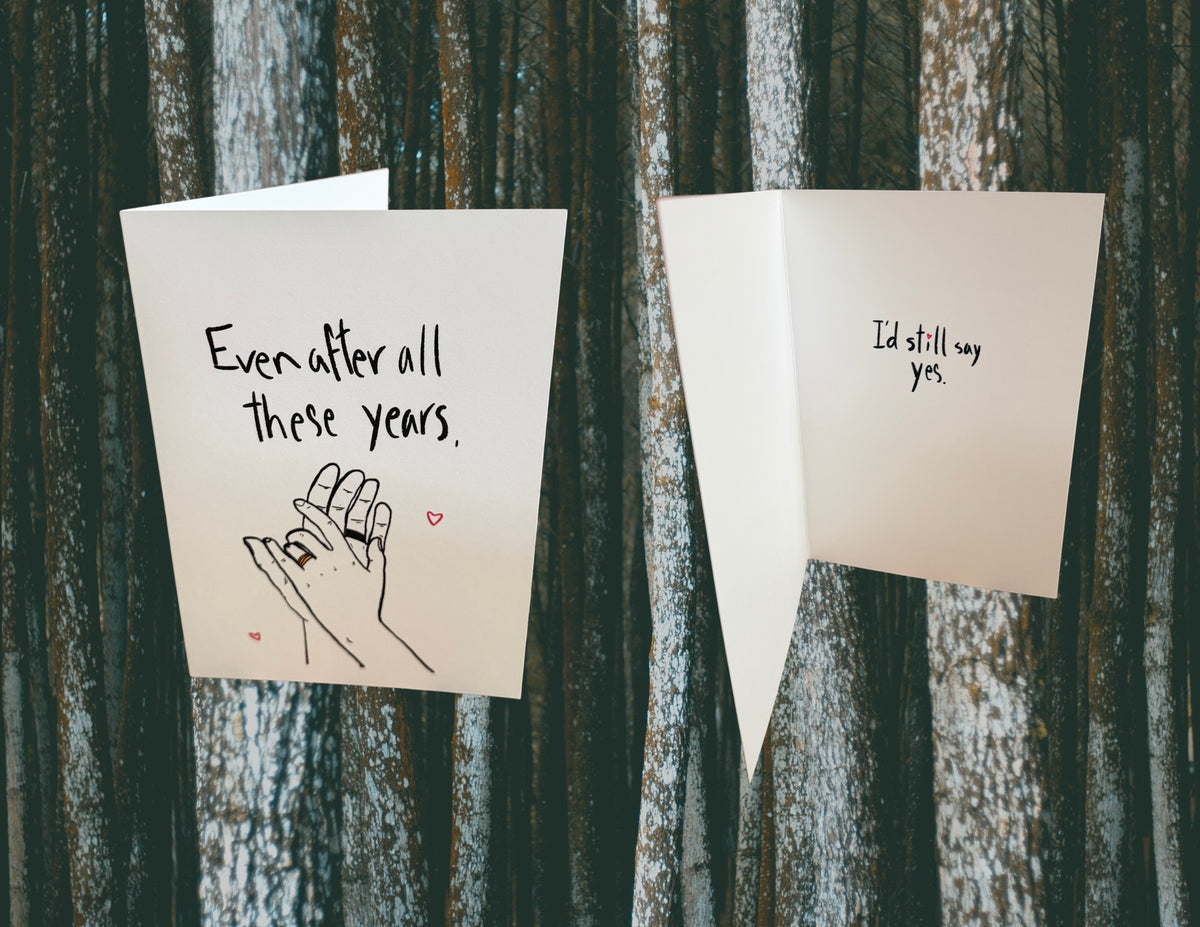 It's always yes (Anniversary, Birthday, Just Because)
